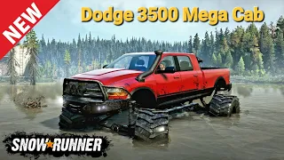New Dodge 3500 Mega Cab Vehicles In SnowRunner