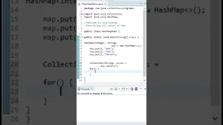 Retrieve all values from HashMap | Extracting values from HashMap #shorts #hashmap #javatcoding