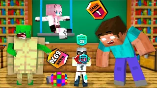 Monster School : Man Mermaid vs HEROBRINE - STORY - Minecraft Animation