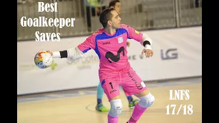 Лучшие сейвы вратарей испанской Примеры сезона 17/18 | Best Goalkeeper Saves of LNFS season 17/18