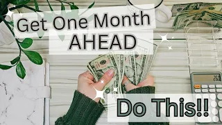 STEP BY STEP: How to get one month ahead!! #how #cashstuffing #budget #financialfreedom