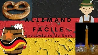 Allemand Facile - Le Vocabulaire de Base n°1 (Les bases #5)