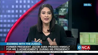 Jacob Zuma zooms into himself