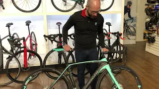 Bianchi Oltre XR3 Disc Road Bike with Countervail - at Victory Bicycle Studio