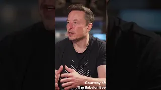 "I regret selling Tesla stock to fund Twitter!" - Elon Musk, The Babylon Bee