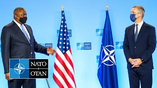 NATO Secretary General with 🇺🇸US Secretary of Defense Lloyd J. Austin III, 21 OCT 2021