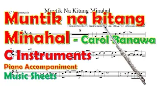 Carol Banawa | Muntik na kitang Minahal - Music Sheet Play Along for C Instruments - FLUTE, VIOLIN