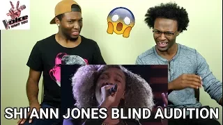 The Voice 2017 Blind Audition - Shi'Ann Jones: "Drown in My Own Tears" (REACTION)