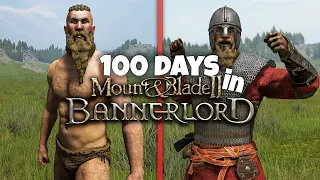 I Survived 100 Days in Bannerlord... Here's What Happened!