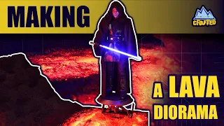 Making a LAVA DIORAMA - HOT TOYS - STAR WARS Mustafar RotS Scene | CRAFTED Episode 18