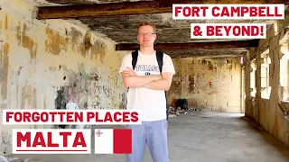 MALTA'S FORGOTTEN PAST | Exploring FORT CAMPBELL WWII Base + RED TOWER
