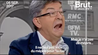 Embrouille entre Jean-Luc Mélenchon et Jean-Jacques Bourdin sur BFM TV