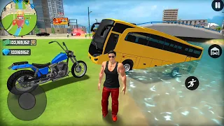 Public Transport Bus & Bike Driving in Open World Game - Go to Town 6 - Android Gameplay