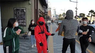 courier Prank "Halloween day" in south Korea
