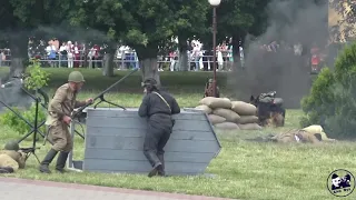 3 июля 1944 г. освобождение Минска реконструкция /July 3, 1944 - liberation of Minsk