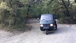 Da Staffoli (Pi) a Roma con l'Ape, percorrendo la via Francigena