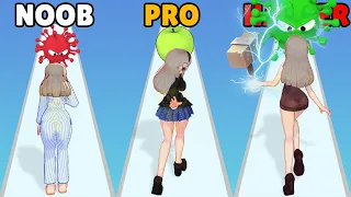 NOOB vs PRO vs HACKER in Run Heathy