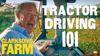 Jeremy Clarkson's First Tractor Driving Lesson | Clarkson's Farm | Prime Video