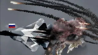 Shocking world Russia vs America! F-35 VS Sukhoi SU-57 fighter jet