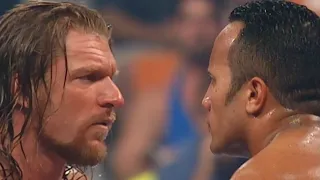 The Rock Vs Triple H Days Before SummerSlam 2000 - SMACKDOWN!