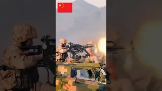 Chinese Military with Machine Gun #shorts #military