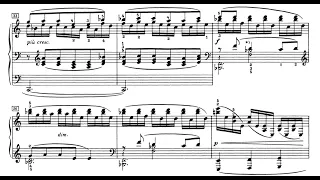Menuet (Suite bergamasque - C. Debussy) Score Animation