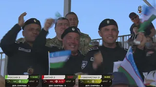 Tank biathlon. Individual race: Crew 3 / Division 1. Russia, China, Uzbekistan