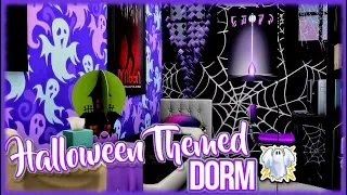 The Sims 4 Halloween Themed Dorm Room Build