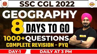 SSC CGL 2022 | GEOGRAPHY CLASSES | GEOGRAPHY COMPLETE REVISION PYQ | GEOGRAPHY BY MILAN SIR