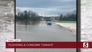 Flooding a concern as storms continue overnight