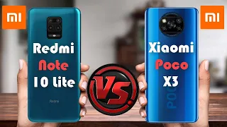 Xiaomi Redmi Note 10 Lite vs Xiaomi Poco X3