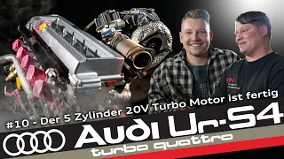 Der 5 Zylinder 20V Turbo Motor ist fertig I #10 Audi Ur-S4 20V Turbo Quattro I RD48