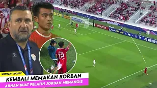 Dia Orang Gila Di Tepi Lapangan ! Pengakuan Jordania lemparan Arhan Serangan Paling Mematikan