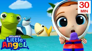 Sea Animals Ocean Adventure Song! | Baby John’s Playtime Songs & Nursery Rhymes @littleangel