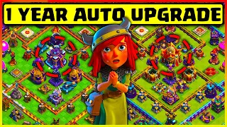 1 Year Ultimate AUTO UPGRADE Experiment in Clash of Clans