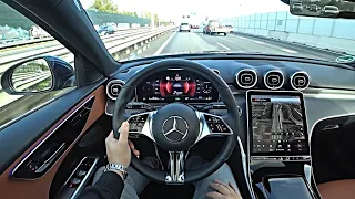 The New Mercedes-Benz C Class 2022 POV Test Drive