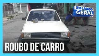 Carro usado por idosos para vender ovos é roubado em SP