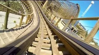 Gold Striker Roller Coaster POV California Great America