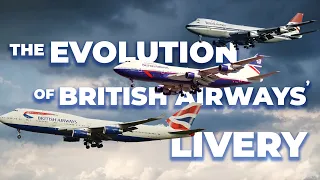 The Evolution of British Airways' Livery