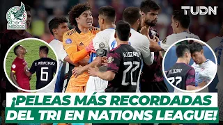 ¡BRONCAS! 😱 Las peleas más recordadas de la CONCACAF Nations League | TUDN