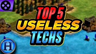 Top 5 Most Useless Technologies | AoE2