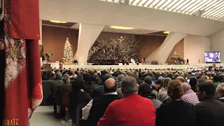 2018_12_19 Vaticano - udienza generale Sala Nervi