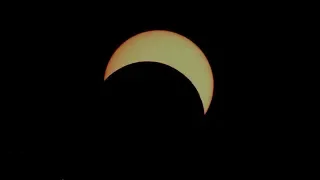 Total solar eclipse moves across South America