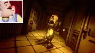 The Neighbor Reaction to Bendy and the Ink Machine: Chapter Five Trailer