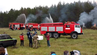 Навчання з гасіння лісових пожеж