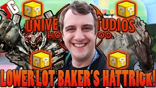 Universal Studios Hollywood:Lower Lot Baker's Hattrick(Mario Kart, Jurassic, Transformers, & Mummy)!