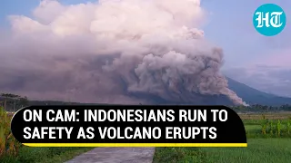 Mount Semeru spews rivers of lava in Indonesia; Thousands flee volcanic eruption | Watch