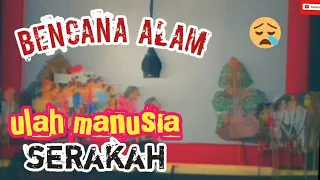 wayang kampung lucu || bencana alam || punokawan wks