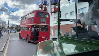 "Follow that bus......" fast run on Green Line RT3232