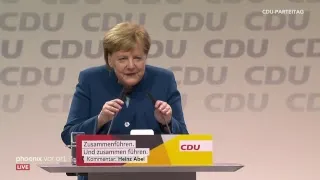 Angela Merkels letzte Rede als CDU-Parteivorsitzende am 07.12.18